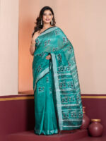 Hand-Painted Saree, Linen