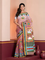 Hand-Painted Saree, Dhaniakhali Tant