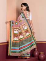 Hand-Painted Saree, Dhaniakhali Tant - Image 3