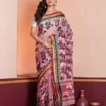 Hand-Painted Saree, Dhaniakhali Tant