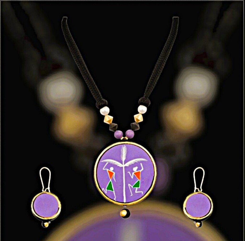 ST 140 Terracotta Jewellery Set - Image 1