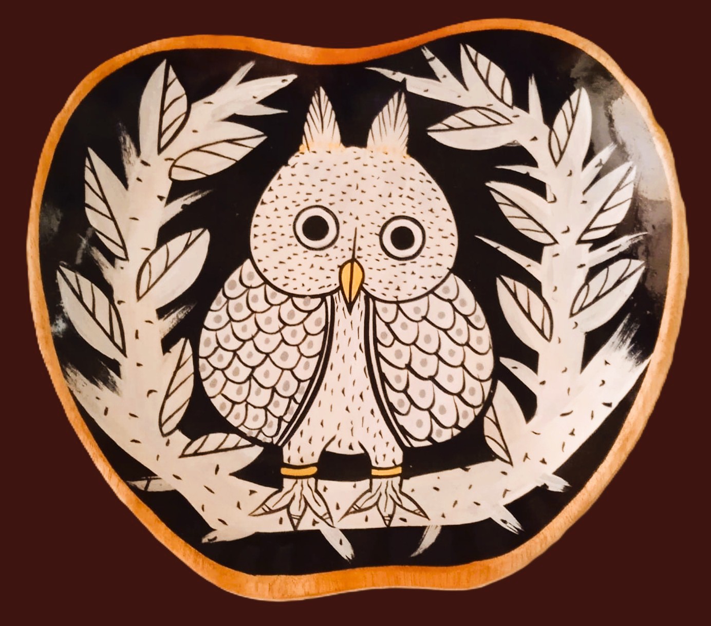 SP 020 Patachitra on seasoned wood - Image 1