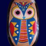 Patachitra on seasoned wood